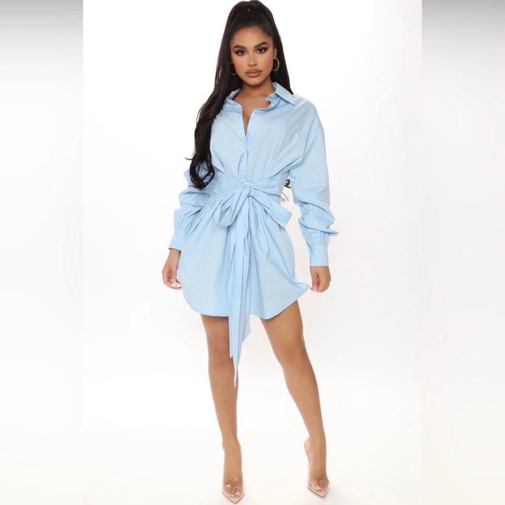 Fashion Nova- Shirt Dress
